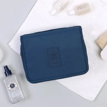 Trousse de Toilette Suspendue Imperméable – 6 Poches, Idéale Voyage