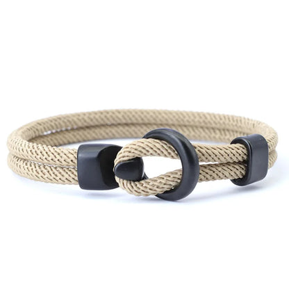 Bracelet Nautique en Corde Tressée pour Homme - Style Milan