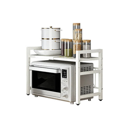 Étagère Extensible pour Micro-Ondes 42-64cm - Organisateur de Comptoir Résistant à l'Humidité