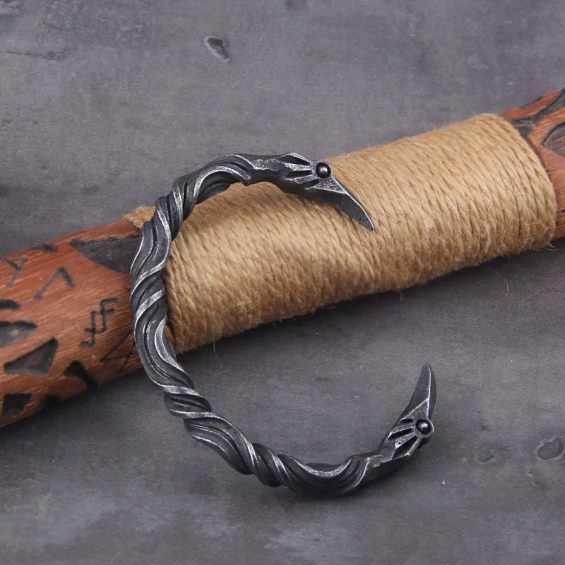 Bracelet Manchette Punk Homme – Alliage Zinc Style Viking, 8 Designs