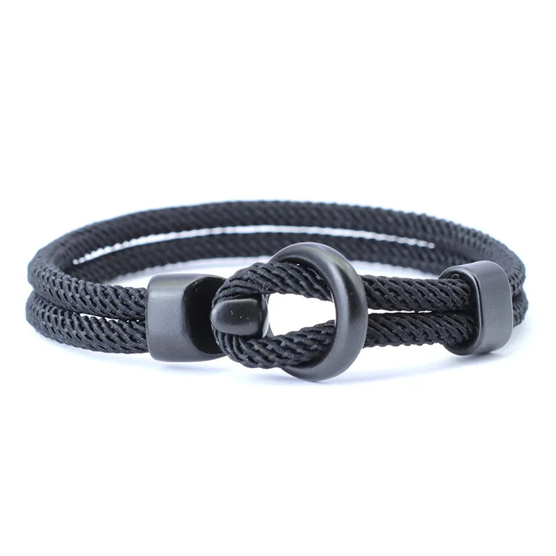 Bracelet Nautique en Corde Tressée pour Homme - Style Milan