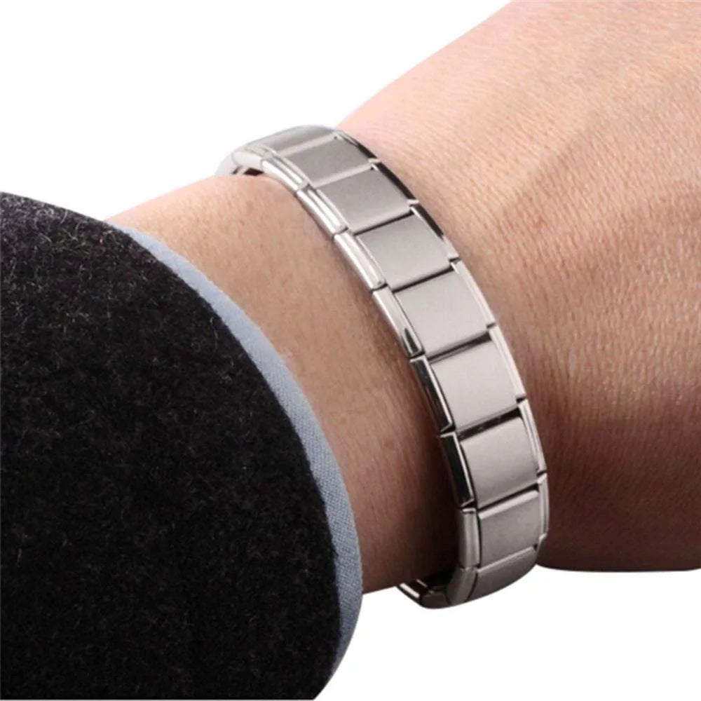 Bracelet Cuivre Double Magnétique Homme – Soulagement Arthrite Style Business