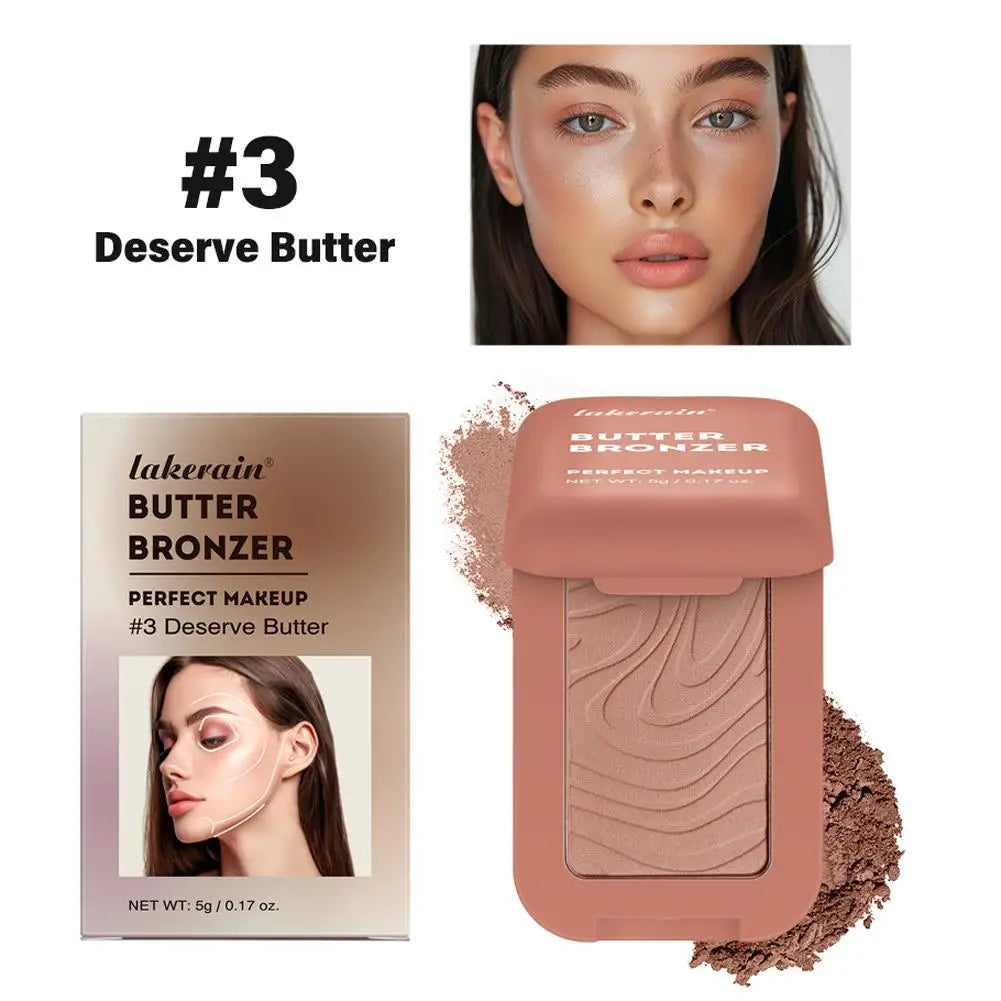 Crème Bronzante Contouring Butter - Palette Maquillage Naturel Texture Soyeuse Longue Tenue Sculptant