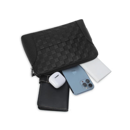 Portefeuille Sécurisé Serrure Empreinte Digitale - Clutch Anti-Vol Homme Femme Technologie Biométrique