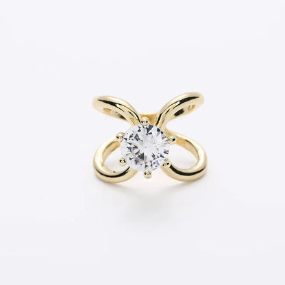 X-Shaped Crystal Scarf Clip Brooch – Elegant Unisex Shawl Fastener