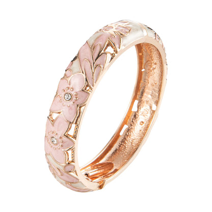 Ensemble 2 Bracelets Joncs Émaillés Cloisonné Style Indien Dubaï – Tendance Femme