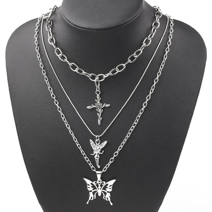 Collier Pendentif Tasse Thé Émail Fait Main - Chaîne Longue Pull Bohème