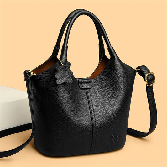 Sac à Main en Cuir Synthétique Vintage – Grande Capacité