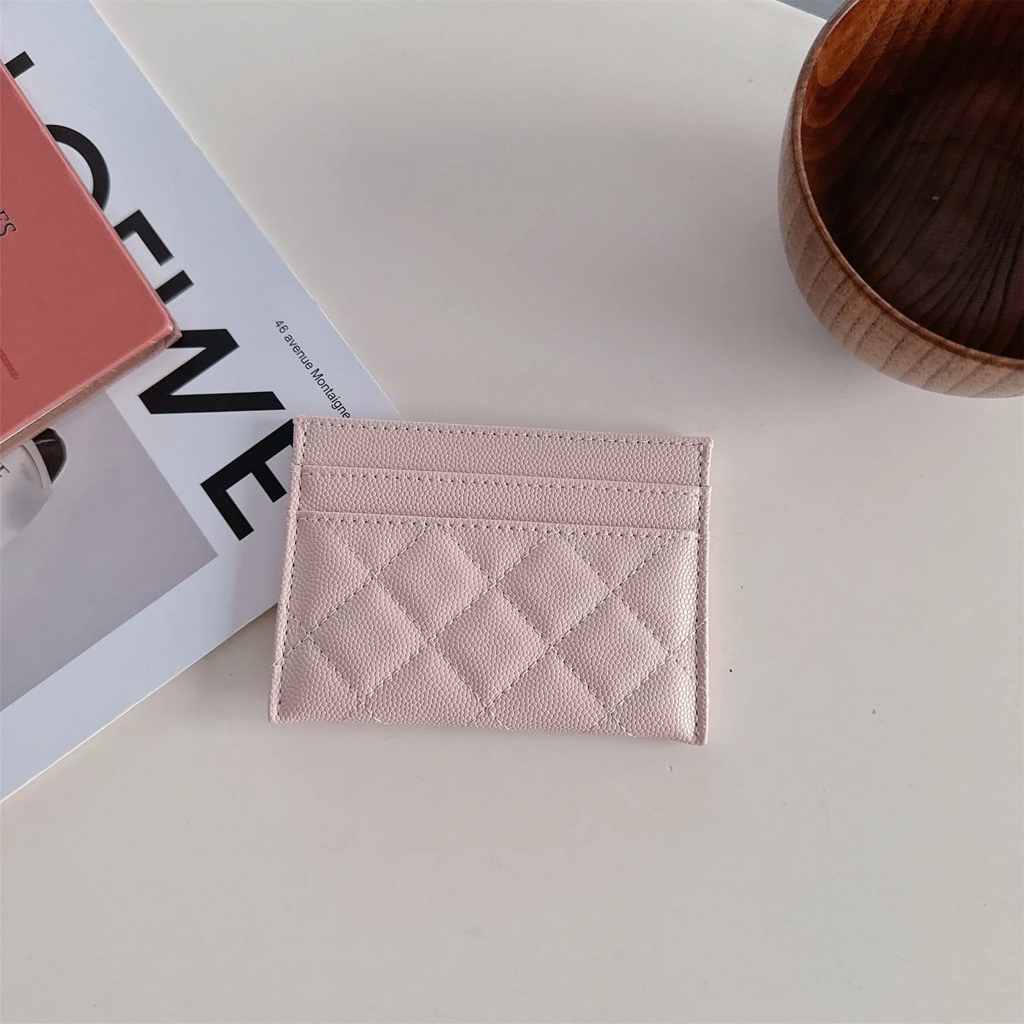 Portefeuille Femme Design Luxe Cuir PU - Porte-Cartes Multifonction Court