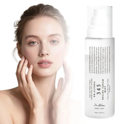 Brume Crème Relief 345 Dr. Althea 100ml - Acide Hyaluronique Hydratation Profonde Longue Durée Lissante Spray
