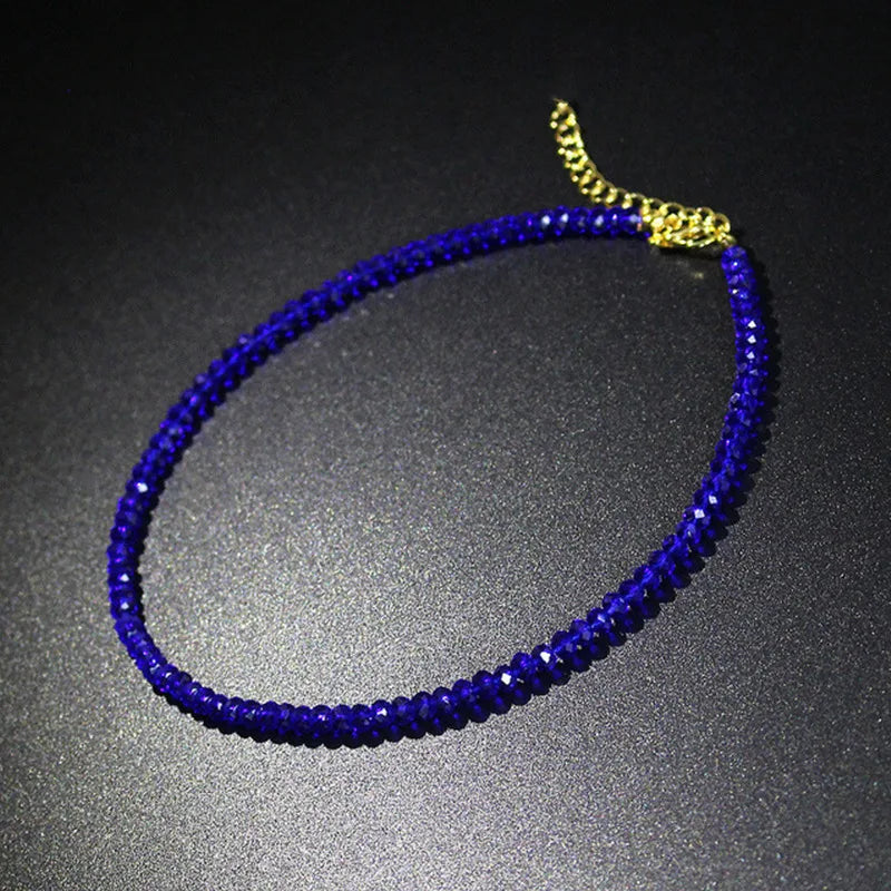 Collier Choker Perles Noires Minimaliste - Ras-du-Cou Court Élégant