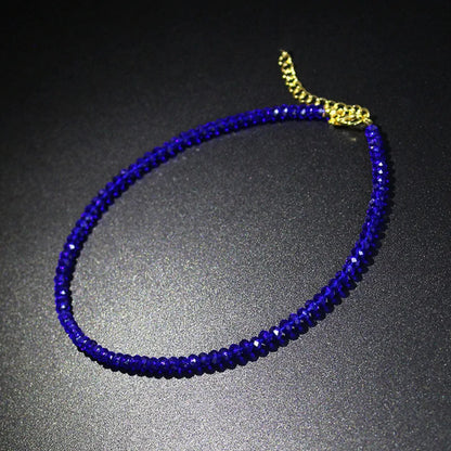 Collier Choker Perles Noires Minimaliste - Ras-du-Cou Court Élégant