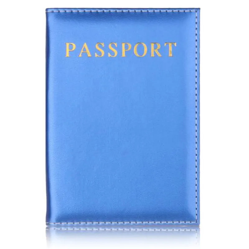 Étui Passeport Femme Cuir PU - Porte-Passeport Voyage Mignon Rose