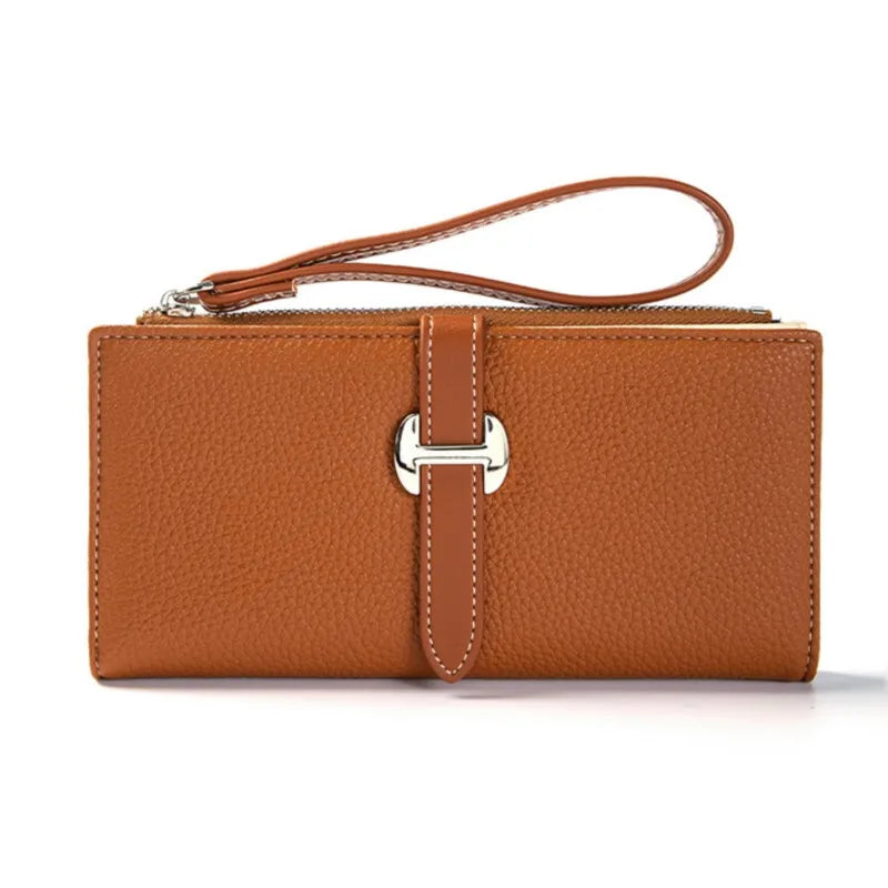 Portefeuille Femme Élégant Grande Capacité - Porte-Cartes Multi-Fentes Clutch