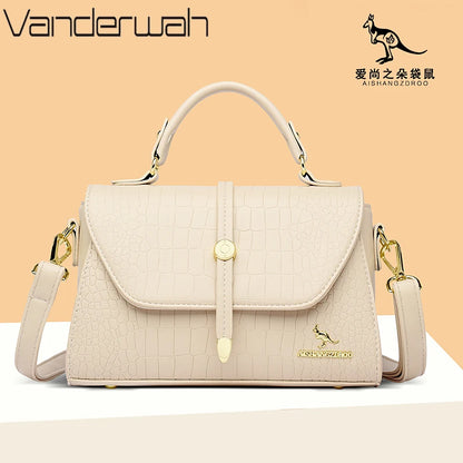 Sac Bandoulière Femme Cuir Crocodile Luxe 2025 - Messenger Designer Élégant