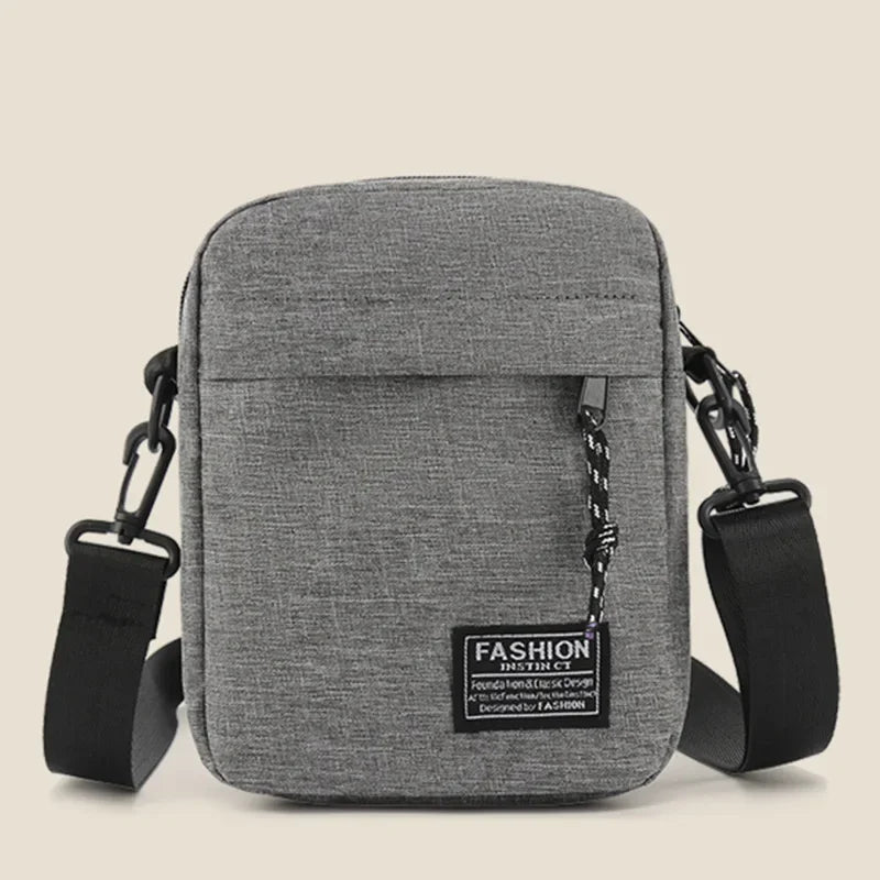 Mini Sac Baguette Bandoulière en Oxford – Unisexe