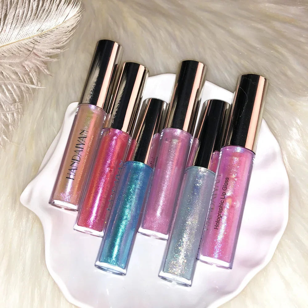 Gloss Holographique Sirène — Brillant Métallique Longue Tenue, 6 Teintes