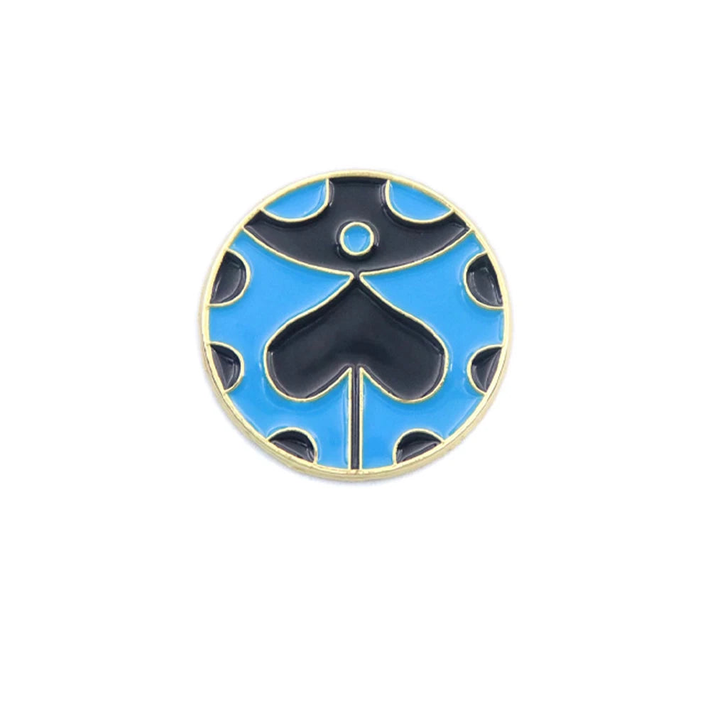 Pin's Émaillé Coccinelle Bleue JoJo's Bizarre Adventure Giorno Giovanna – Badge Broche Anime Fans