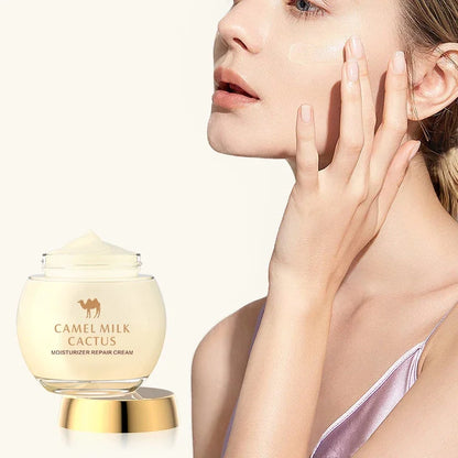 Crème Hydratante Lait Chamelle Cactus - Nourrissante Rajeunissante Longue Durée Naturelle Soin Beauté