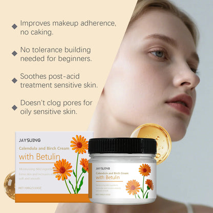 Crème Hydratante Visage 100g - Texture Douce Délicate Nourrissante Soin Quotidien Peau Lisse Beauté
