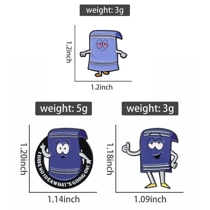 Pin's Émaillé Towelie Anime Comédie – Broche Badge Humoristique Unisexe