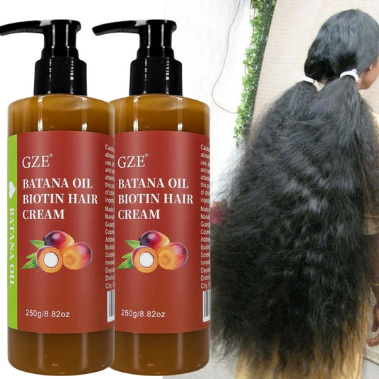 Batana Oil & Biotin Hair Cream Duo - Intense Repair Anti-Breakage