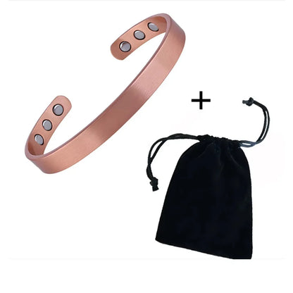 Bracelet Manchette Ovale Ajustable – Surface Lisse & Style Minimaliste Unisexe