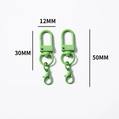 Mousquetons Métalliques Colorés – Lot de 10, 50 ou 100 pcs