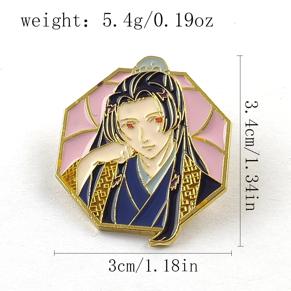 Broche Émaillée Chibi Maomao Jinshi The Apothecary Diaries – Pin's Badge Anime Mignon Fans