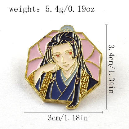 Broche Émaillée Chibi Maomao Jinshi The Apothecary Diaries – Pin's Badge Anime Mignon Fans