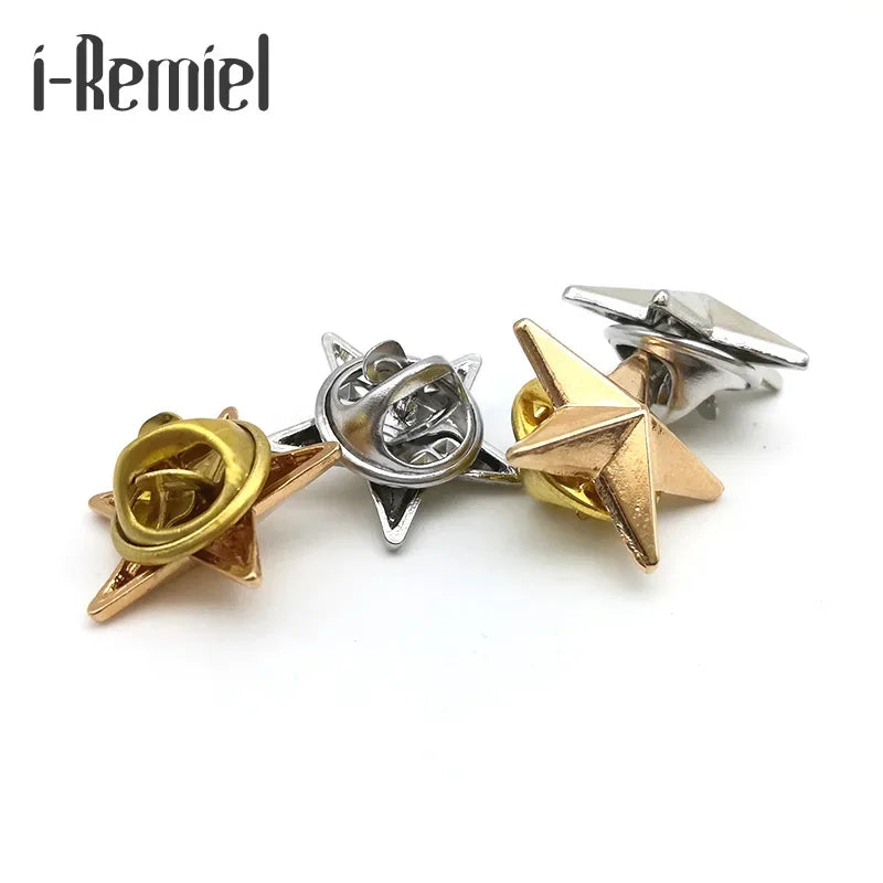 Broche Étoile Minimaliste – Pin Tendance pour Hijab et Chemisiers