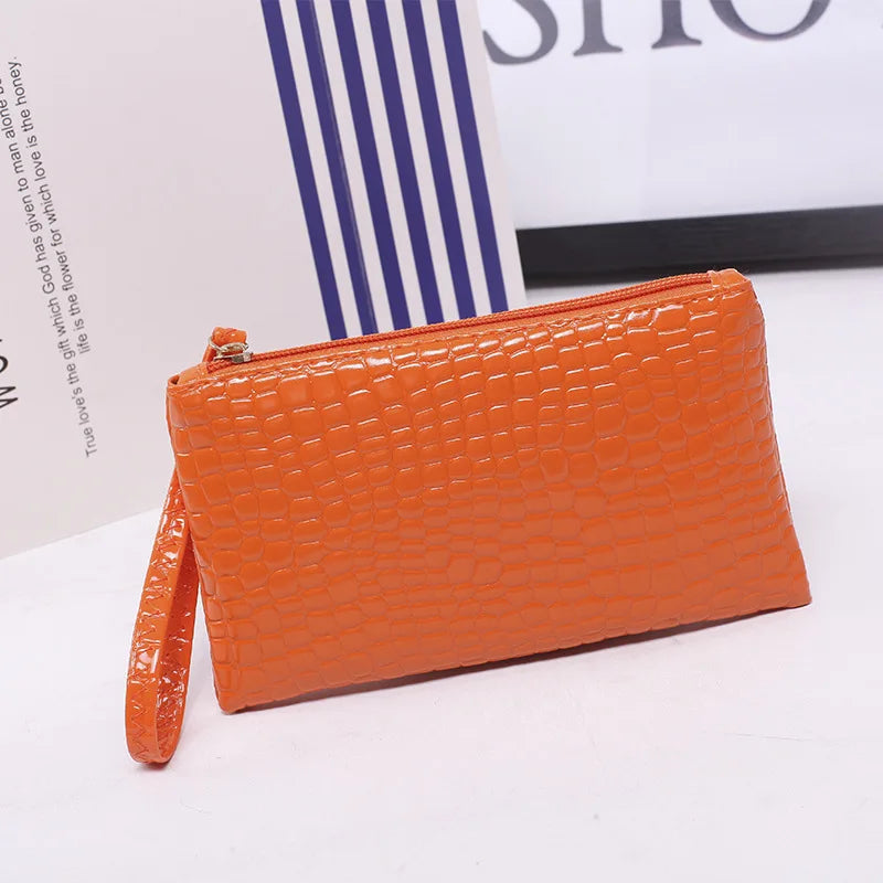 Portefeuille Femme Luxe avec Clip - Porte-Cartes Élégant pour Soirée