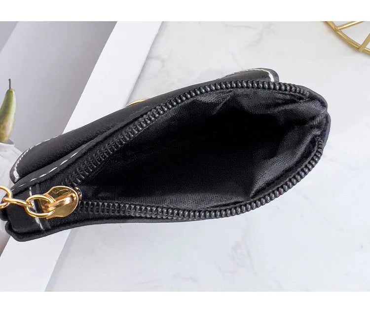 Portefeuille Femme RFID Blocking Trifold Multi-Cartes - Porte-Monnaie Zippé Porte-Clés Sécurisé