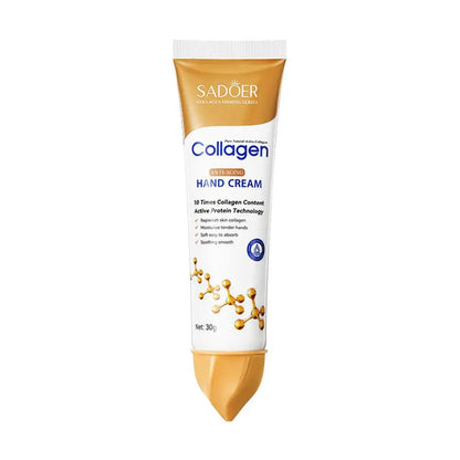 Crème Mains Collagène SADOER 5pcs - Hydratante Éclaircissante Rafraîchissante Nourrissante Soin Beauté