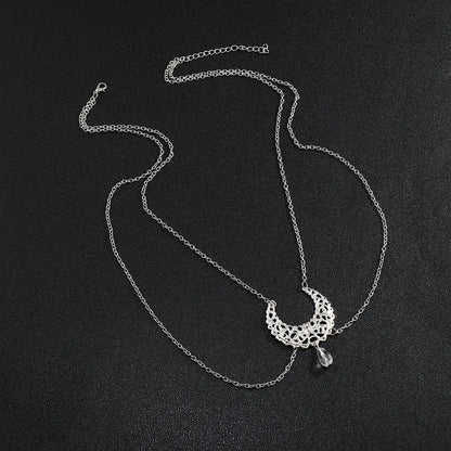 Bijou de Tête Indien Perles Mariée – Chaîne Cheveux Bohème Mariage