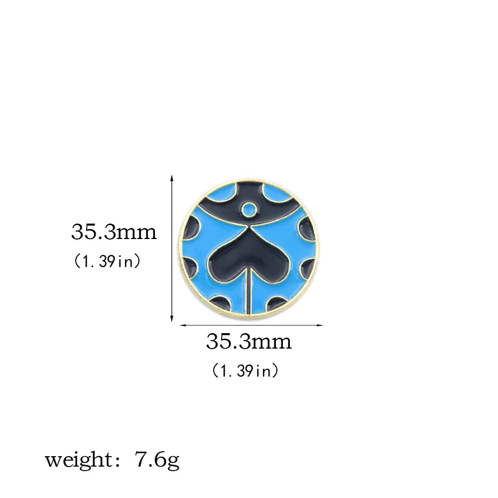 Pin's Émaillé Coccinelle Bleue JoJo's Bizarre Adventure Giorno Giovanna – Badge Broche Anime Fans