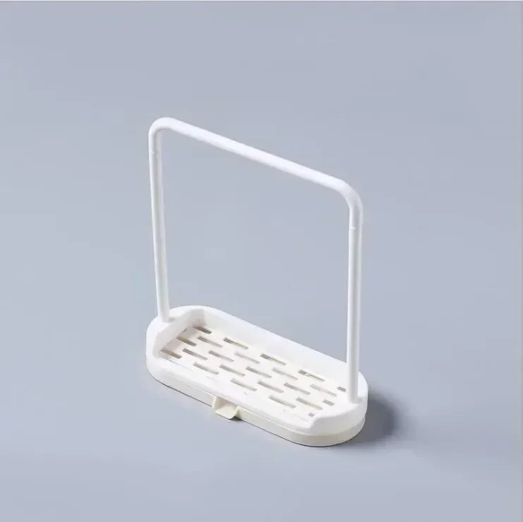 Support de Rangement pour Évier avec Égouttoir - Organisateur pour Torchons, Éponges et Savon