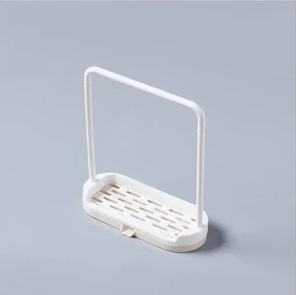 Support de Rangement pour Évier avec Égouttoir - Organisateur pour Torchons, Éponges et Savon
