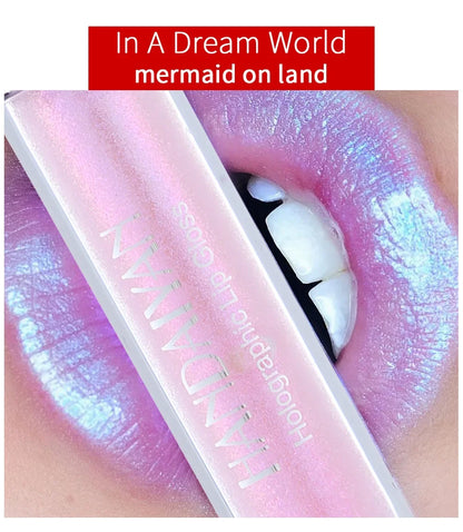 Gloss Holographique Sirène — Brillant Métallique Longue Tenue, 6 Teintes