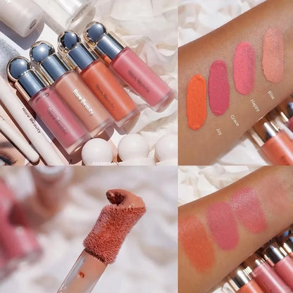 Blush Liquide Rare Beauty Grace Faith - Fard Joues Effet Miroir Gloss Lèvres Teint Éclatant