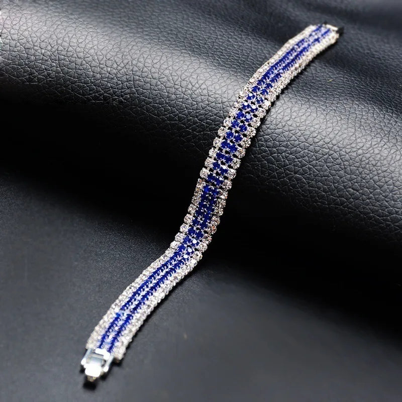 Bracelet Bohème Tressé Cristaux Zircon – Luxe Romain Unisexe