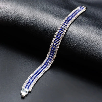 Bracelet Bohème Tressé Cristaux Zircon – Luxe Romain Unisexe