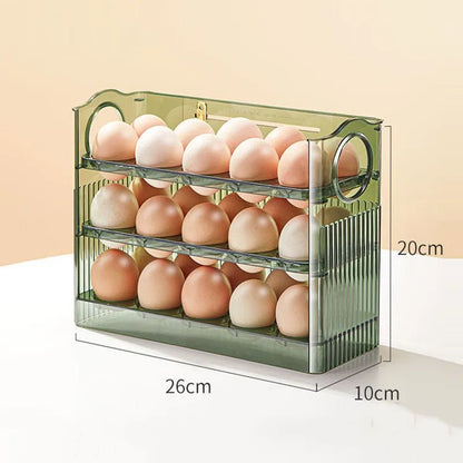 Boîte Rangement Œufs Réfrigérateur - Organisateur Cuisine Porte-Œufs Distributeur Fraîcheur