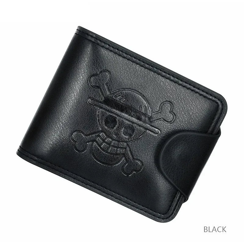 Portefeuille Homme Bifold Cuir PU Slim - Porte-Cartes Court Business Compact