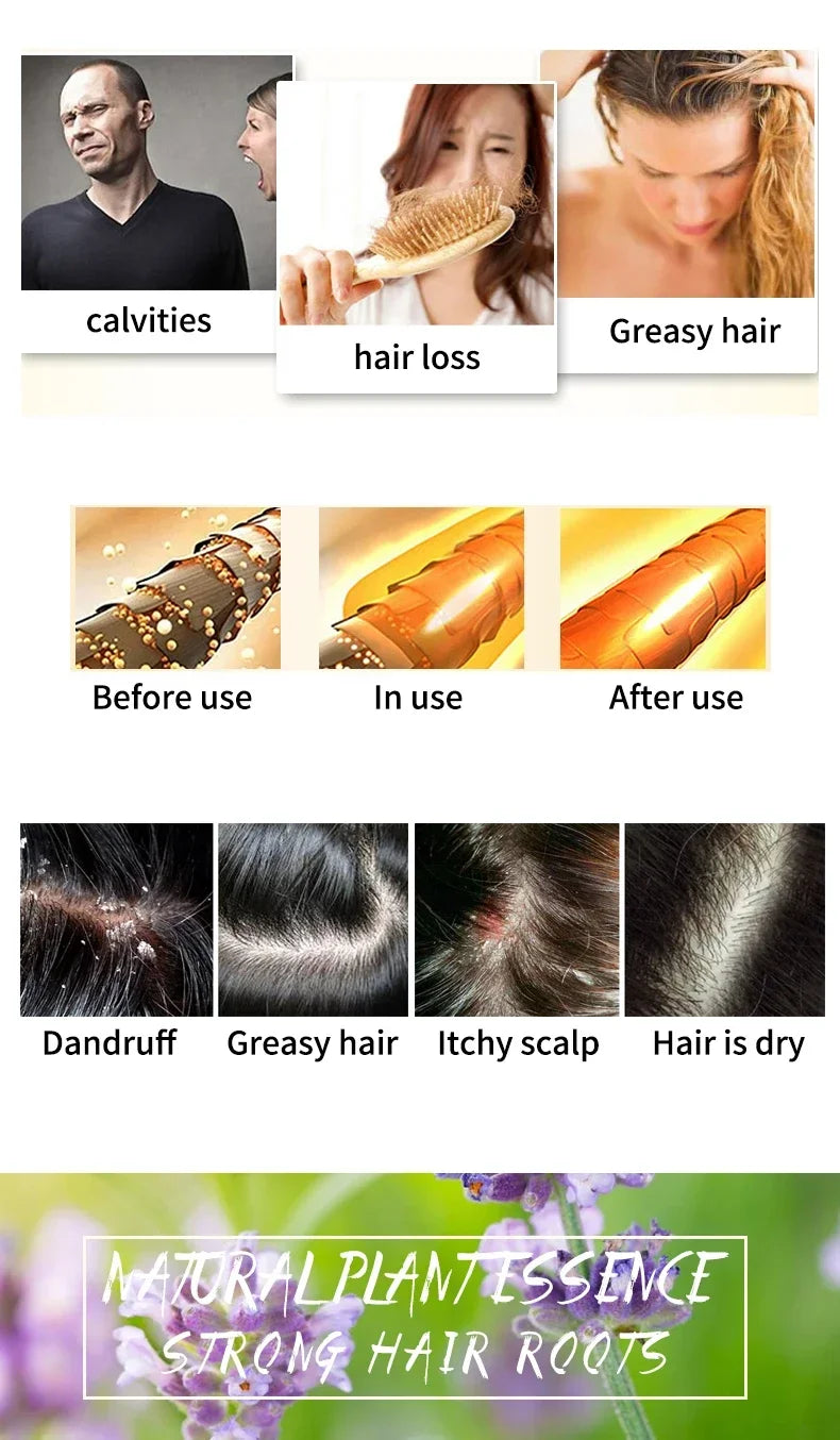 Savon Shampooing à la Lavande - Contrôle Sébum Rafraîchissant Sans Silicone
