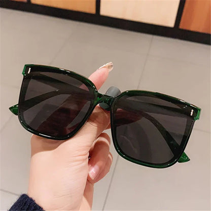 Lunettes de Soleil Carrées Rétro — Protection UV400, Unisexe, 5 Coloris