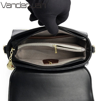 Sac Bandoulière Femme Cuir Crocodile Luxe 2025 - Messenger Designer Élégant
