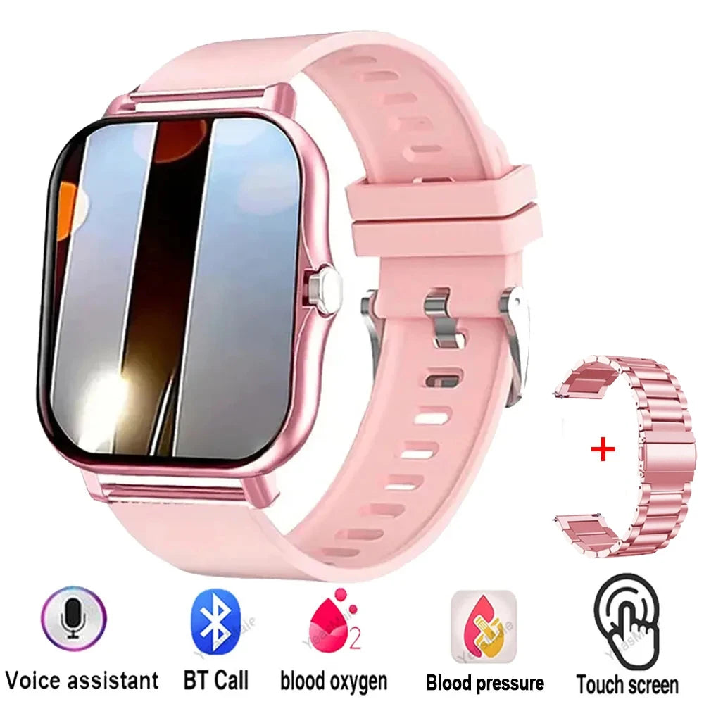 Montre Connectée Sport 2025 — Suivi Santé, Appels Bluetooth, Unisexe