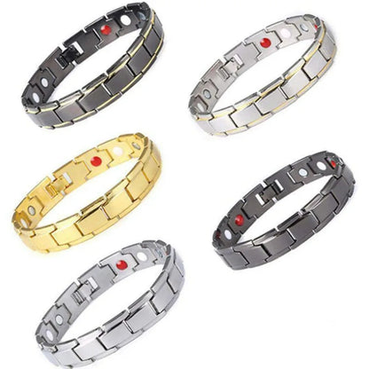 Bracelet Hématite Cuivre Magnétique Thérapeutique Homme – 5 Coloris