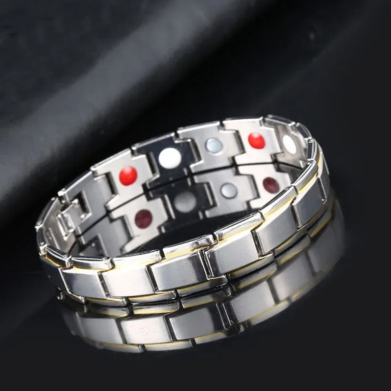Bracelet Hématite Cuivre Magnétique Thérapeutique Homme – 5 Coloris